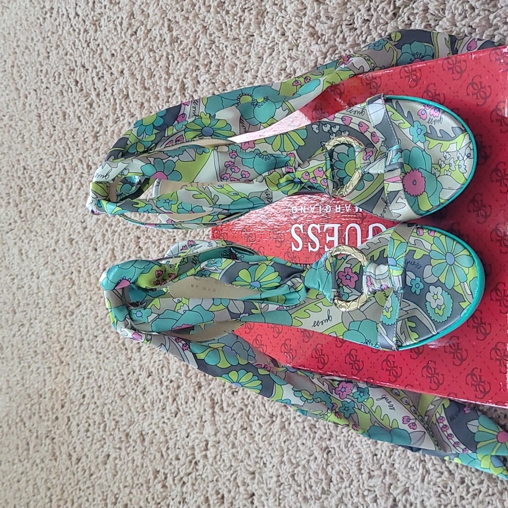 Guess ankle tie shoes